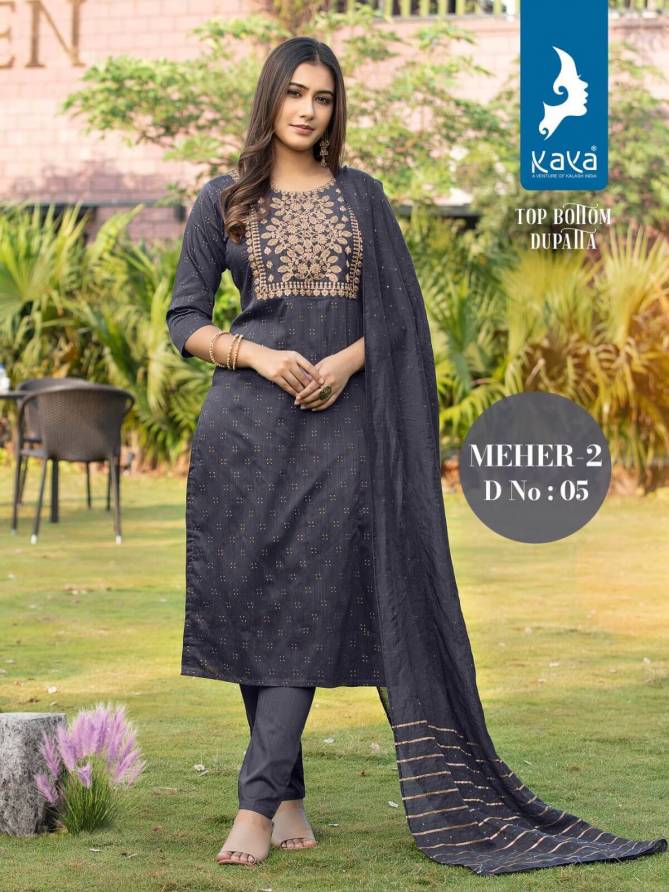 Meher 2 By Kaya Readymade Designer Salwar Suits Catalog